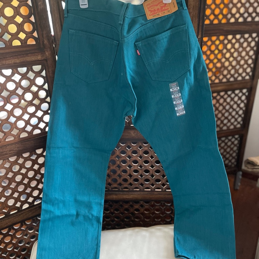 Levi Jeans for Men, Turquoise